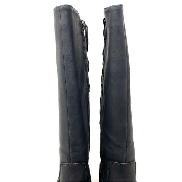 Patrizia by Spring Step Black Fleece Lined Knee High Muggia Boots - Picture 6 of 16